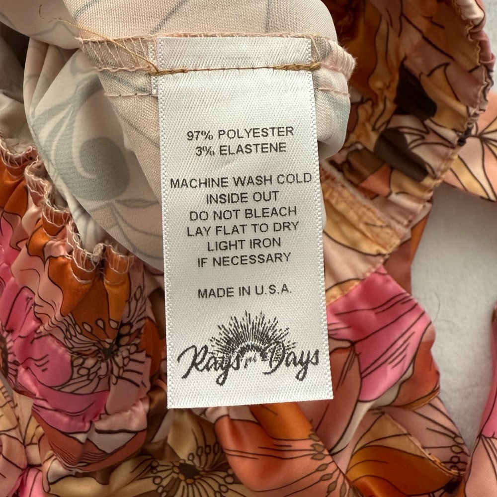 Rays For Days Betony Jumpsuit in Bardot Floral Size Medium Retro Style - Picture 9 of 12